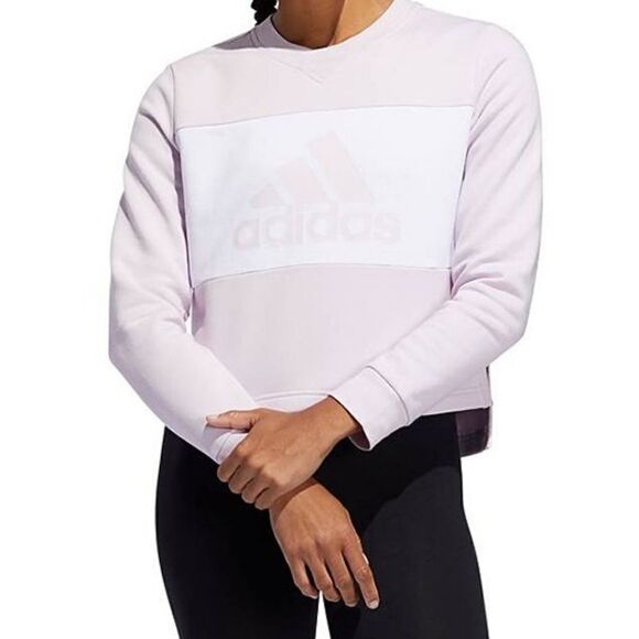 Adidas Aeropink Color Block PG Crewneck Swe - Picture 1 of 9